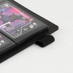 Detailaufnahme des Raw2Rare FlexBinder160 mit hochwertigen Sideload-Seiten für Trading Cards