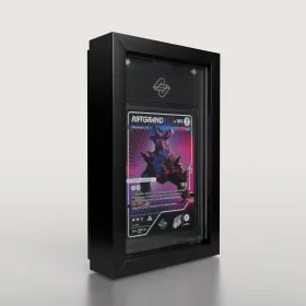 Nahaufnahme des MagFrameOne mit Acrylglas und magnetischem Verschluss für Slabs